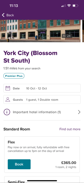 Currently away for the weekend, is this acceptable?