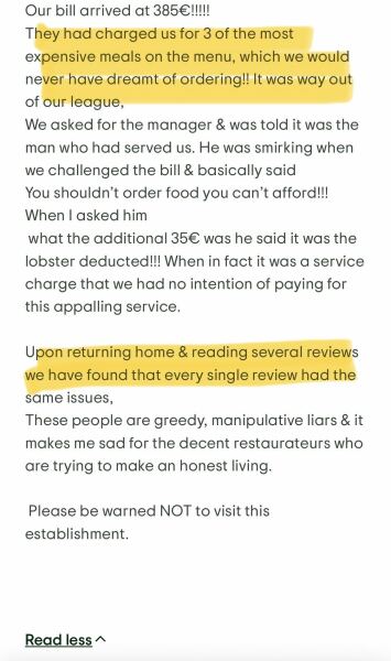 Credit card refusing case for returning money