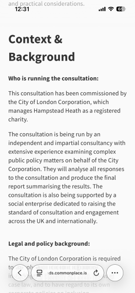 Consultation on future access to the Hampstead Heath Bathing Ponds - Closes 25 November 2025