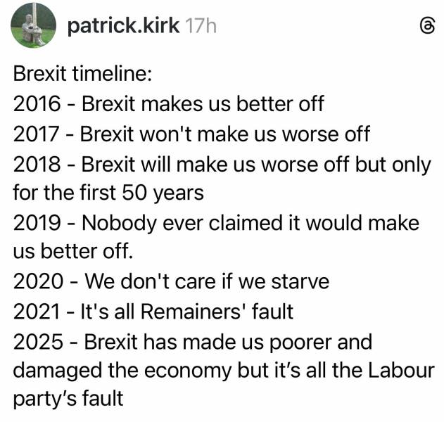 Thread 35 Starmer: Old and smelling of roses