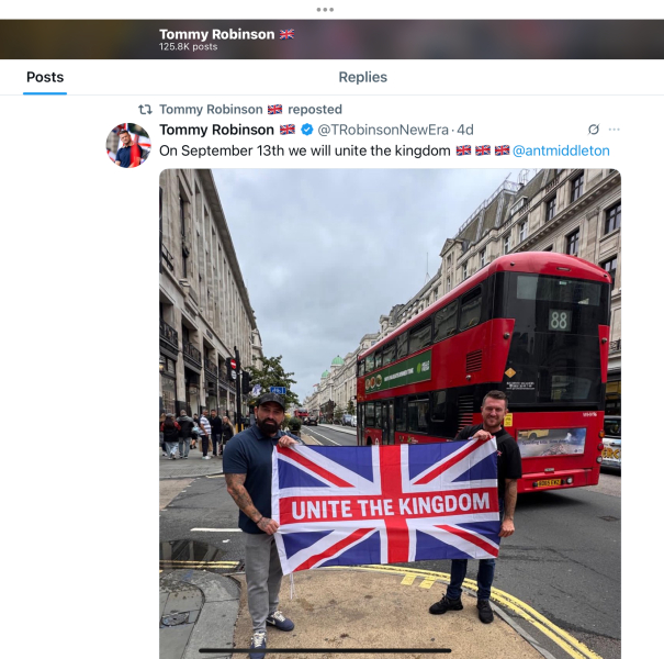 Neighbour has put up huge Unite the Kingdom flag