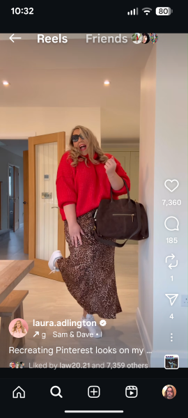 Skirt/ jumper look. Am I too big for it? Or doing it wrong
