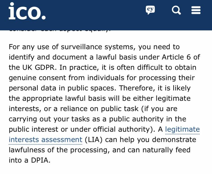 private CCTV public land