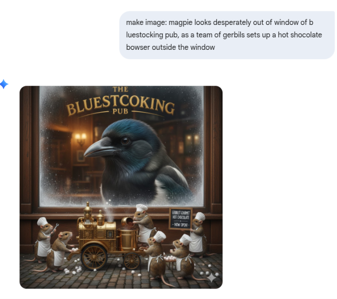 The Bluestocking, where the short days shorten and the oaks are brown