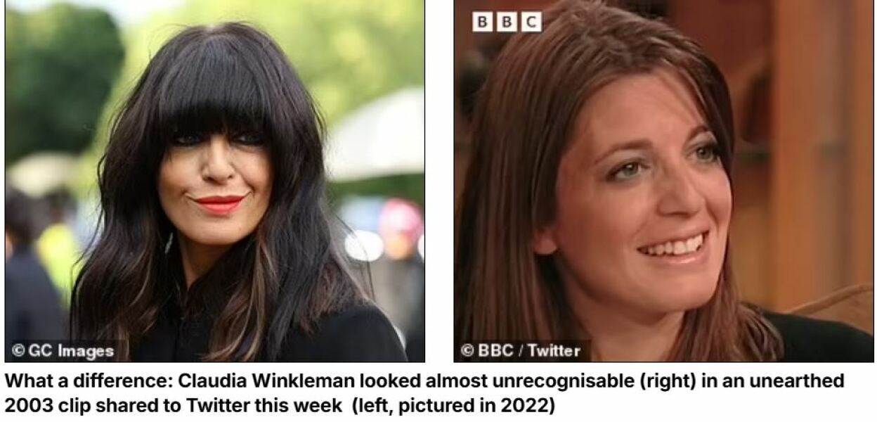 I’ve only just realised that Claudia wears a wig