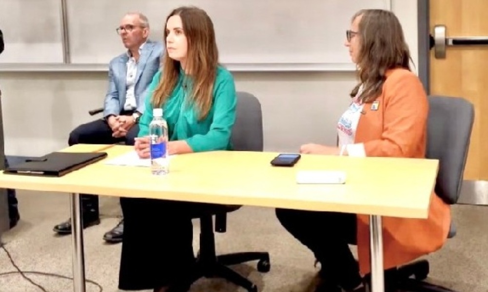 Livestream debate with Mia Hughes and Morgane Oger