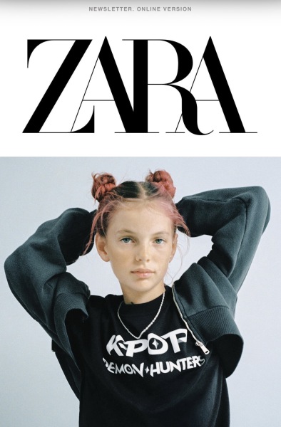 Zara x K Pop Demon Hunters