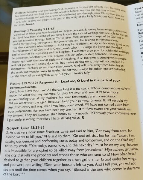 Sharing Sunday services