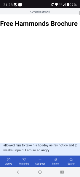 Ads covering whole page.