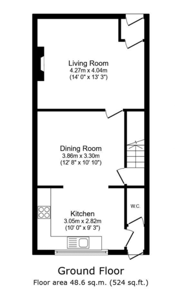 Terraced house - 2 separate reception rooms vs open plan
