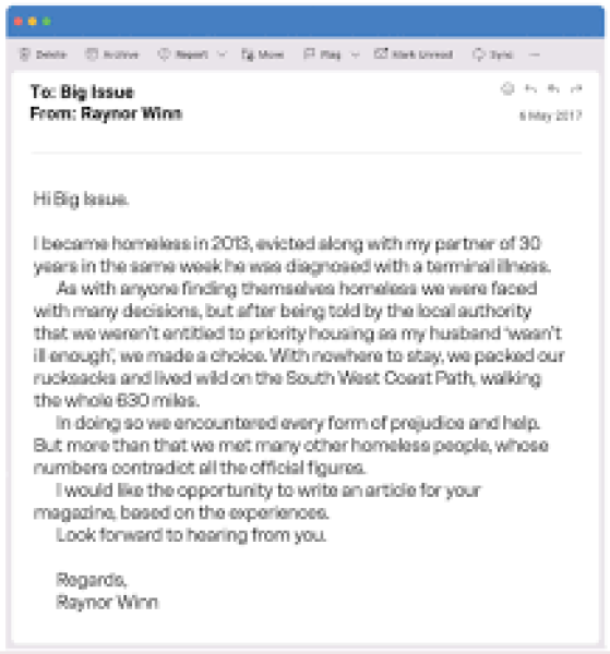 Thread 17: To feel disappointed after reading this in The Observer about the author and her husband from The Salt Path book and film?