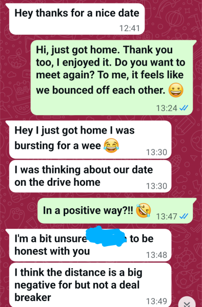 He wants to speak before we meet