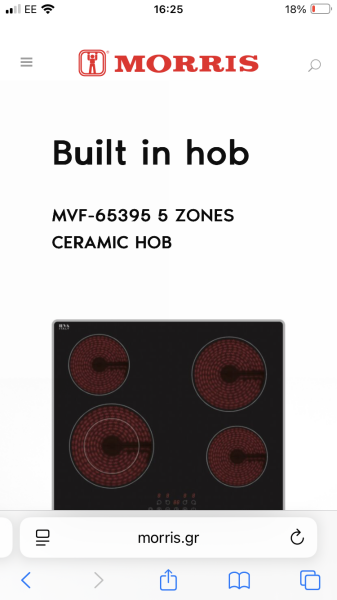 Induction hob emergency