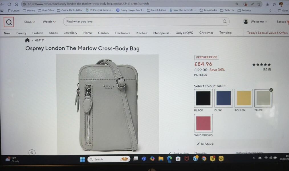 Night out bag for new student