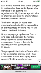 National Trust & tampons