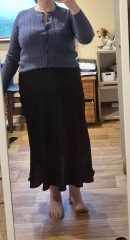 Skirt/ jumper look. Am I too big for it? Or doing it wrong