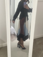 What shoes to make this dress casual.