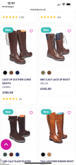 Boots, Boots everywhere but none that fit!