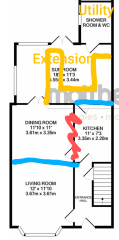 House layout, moving kitchen