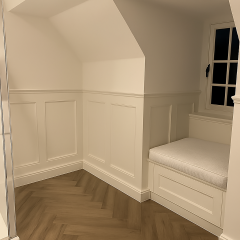 Window seat in a bathroom?