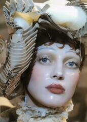 Explain the shiny, 'raw' looking faces everywhere nowadays...  how is it achieved?