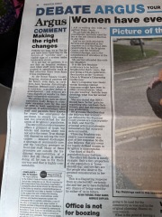 Sian Berry & the attack on FILA conference