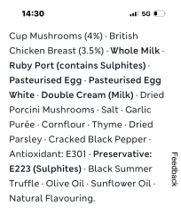 £195 for a beef wellington!