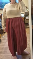 Skirt/ jumper look. Am I too big for it? Or doing it wrong