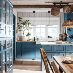 IKEA Lerhyttan Blue in Victorian terrace house?