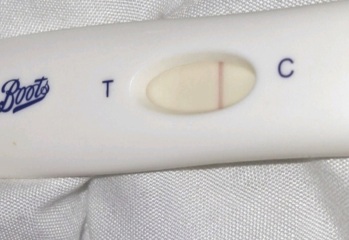 Line eyes or early positive? 😬