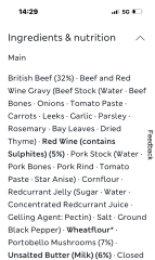 £195 for a beef wellington!