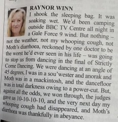 Thread 18: To feel disappointed after reading this in The Observer about the author and her husband from The Salt Path book and film?