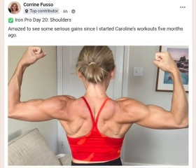 Lifting with Caroline Girvan- keeping it real and having a laugh along the way!
