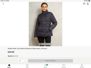 petite quilted jacket