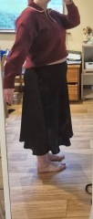 Skirt/ jumper look. Am I too big for it? Or doing it wrong