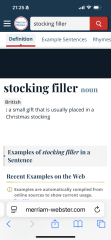 It’s not a fucking stocking filler!