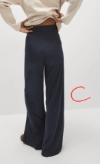 Wide leg trousers lengths and shoes