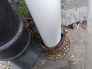 Gaps around pipes