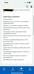 AIBU worrying about HIGH B12