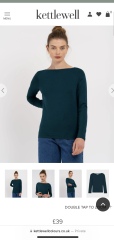 Long sleeved tops in autumnal colours