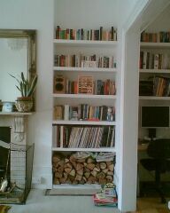 Should we put shelves in the alcove?