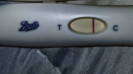 Line eyes or early positive? 😬