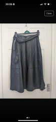 What style leather skirt