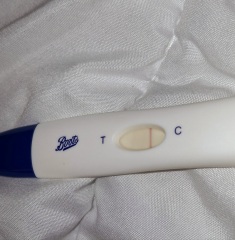 Line eyes or early positive? 😬