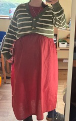 Skirt/ jumper look. Am I too big for it? Or doing it wrong