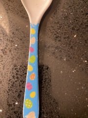 To ask for help finding the elusive egg spoon?