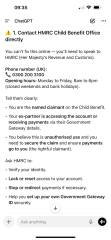 Child benefit in my name but his contact details