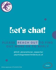 Are you a U.K. woman who sought a medical gender transition and then later detransitioned? I'd like to talk to you for my doctoral research.