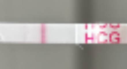 Negative or faint positive?
