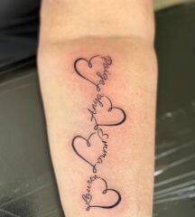 What do you think of tattoos to represent your children?